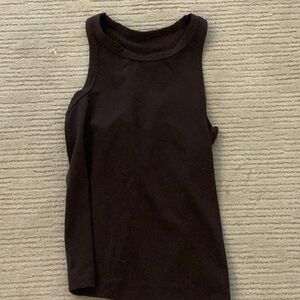Lululemon brown razor back tank top